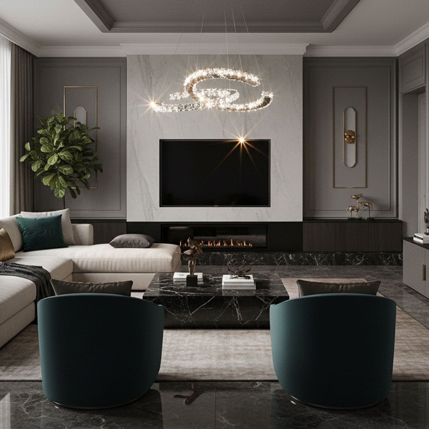 modern-crystal-double-c-chandelier-anzaz-Silver+Cognac-4