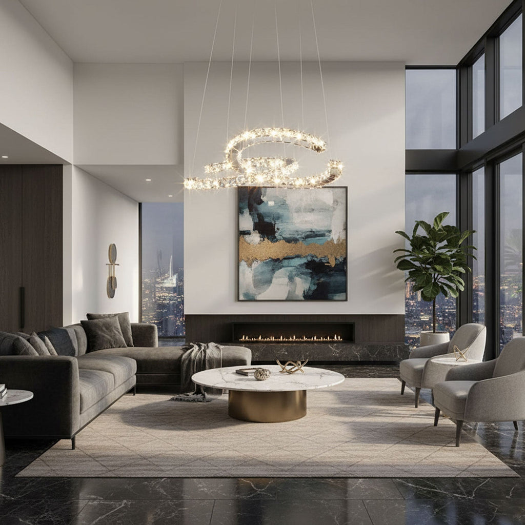 modern-crystal-double-c-chandelier-anzaz-Silver+Cognac-3