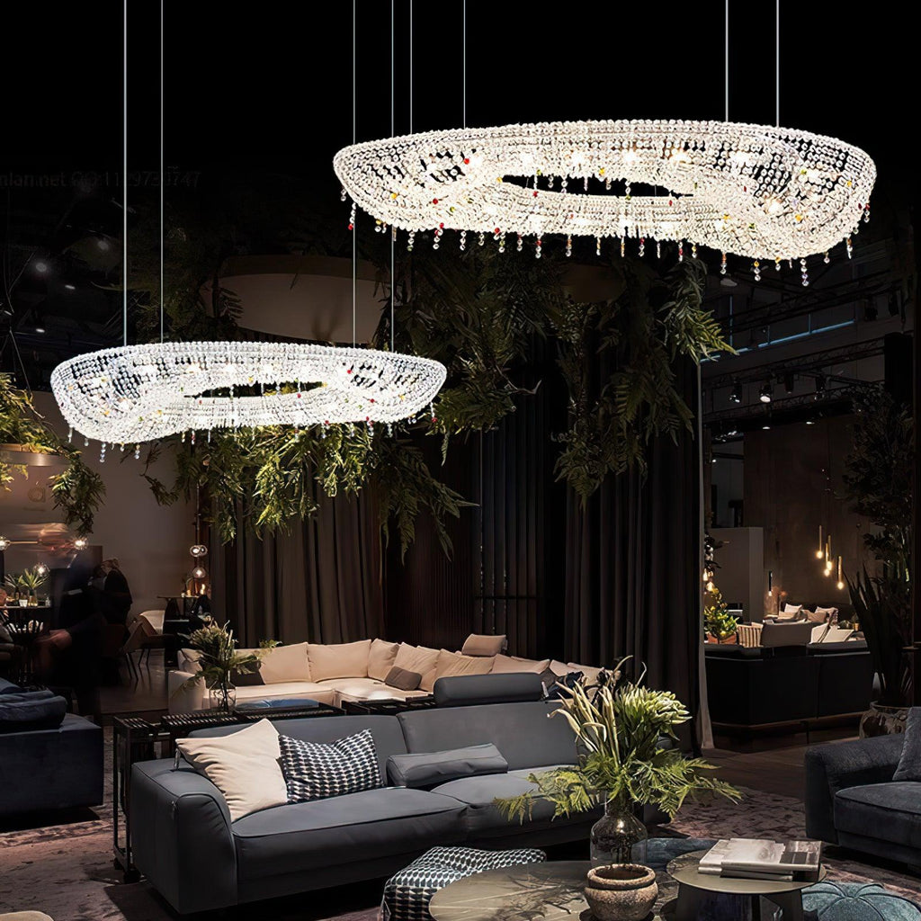 modern-round-crystal-chandelier-anzaz-Chrome & Clear crystal-4