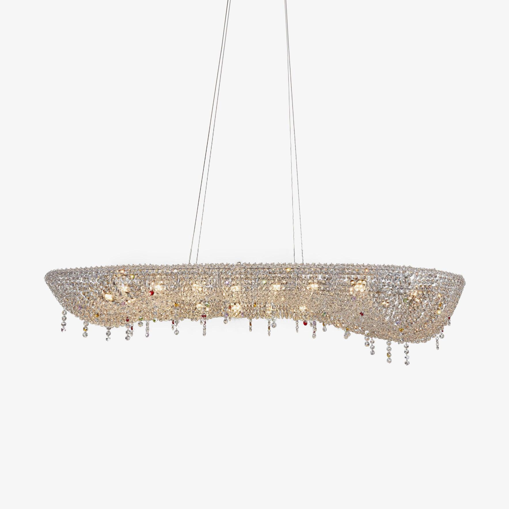 modern-round-crystal-chandelier-anzaz-Chrome & Clear crystal-1