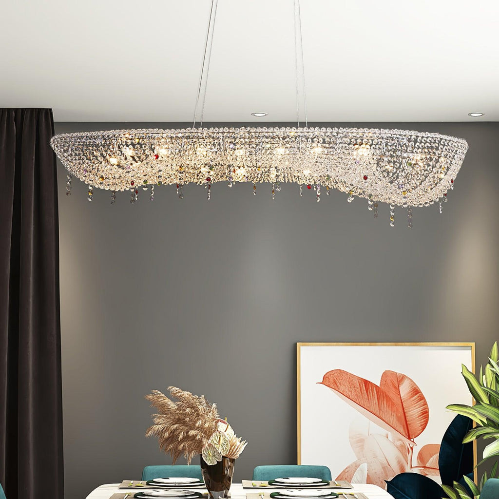 modern-round-crystal-chandelier-anzaz-Chrome & Clear crystal-2