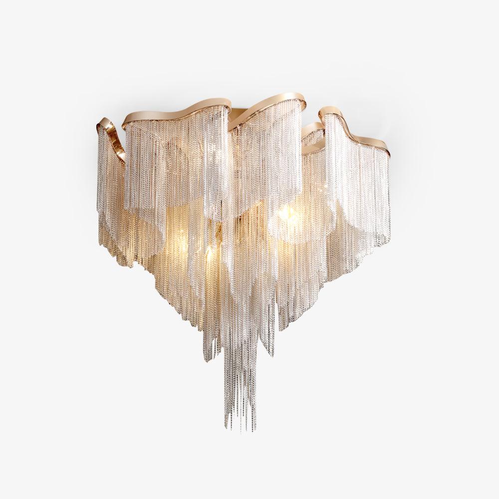 modern-tassel-ceiling-lamp-anzaz-Champagne Gold & Silver Chain-1