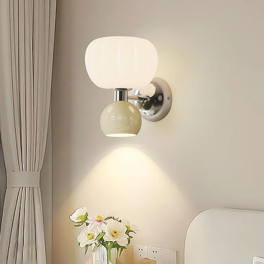 moderno-cream-sconce-anzaz-Chrome & Green-3