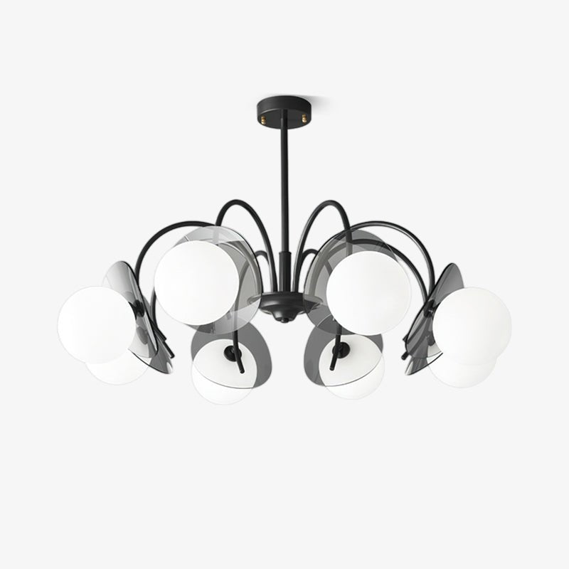 molecular-spherical-glass-chandelier-anzaz-Black & White-1