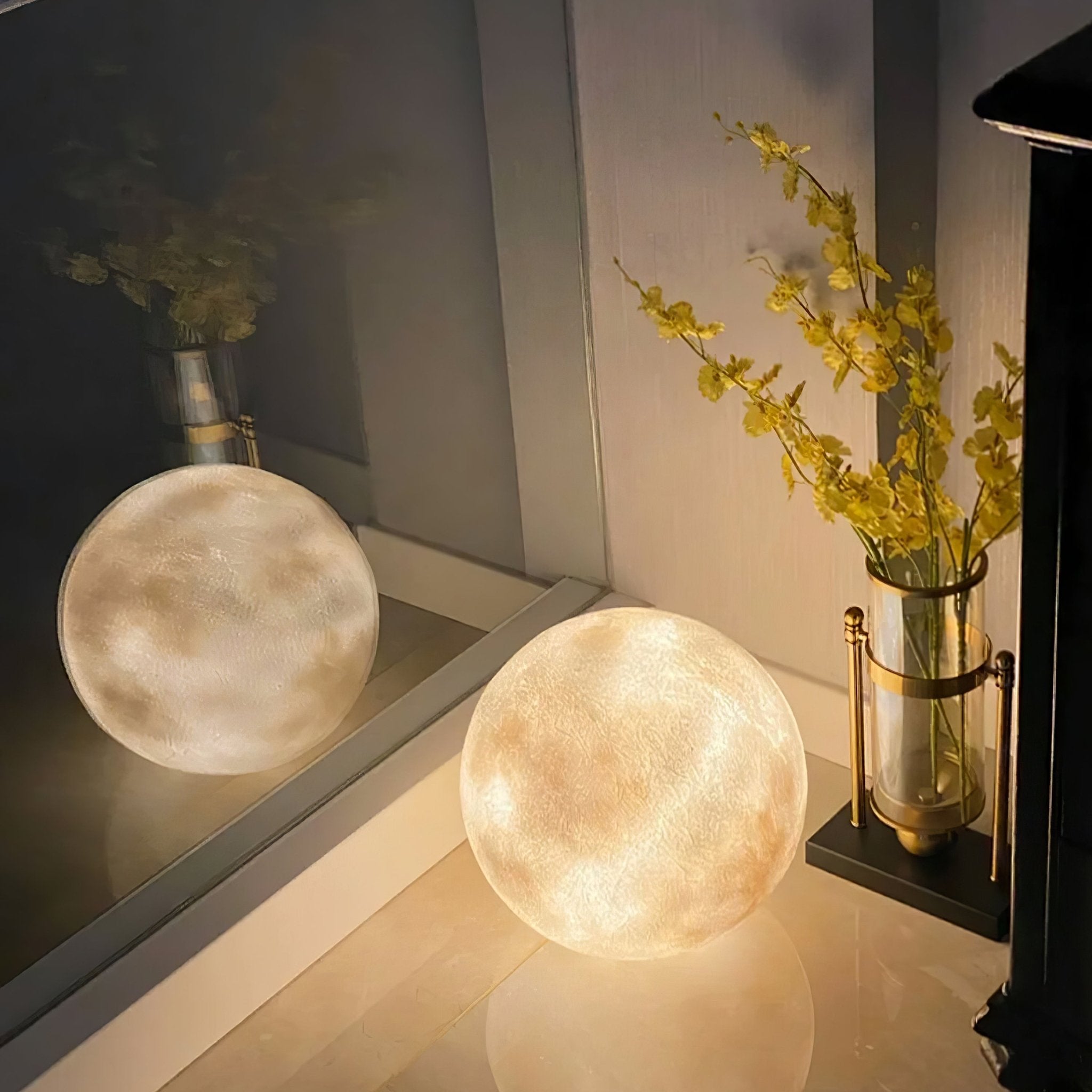 moon-table-lamp-anzaz-White & Warm Light-2