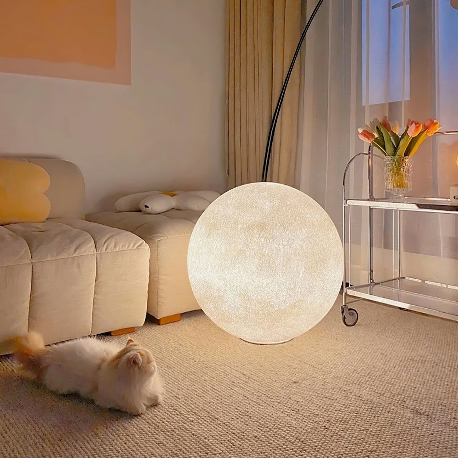 moon-table-lamp-anzaz-White & Warm Light-5