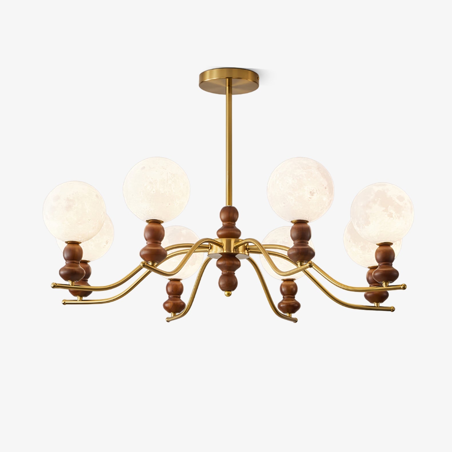 moonlit-globe-chandelier-anzaz-Walnut Color & Gold-1