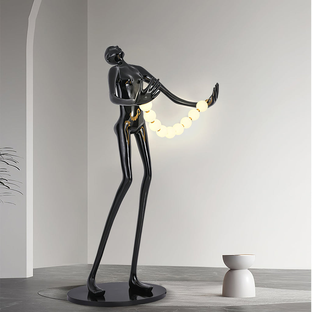 orb-juggler-sculpture-floor-lamp-anzaz-Black & White-2