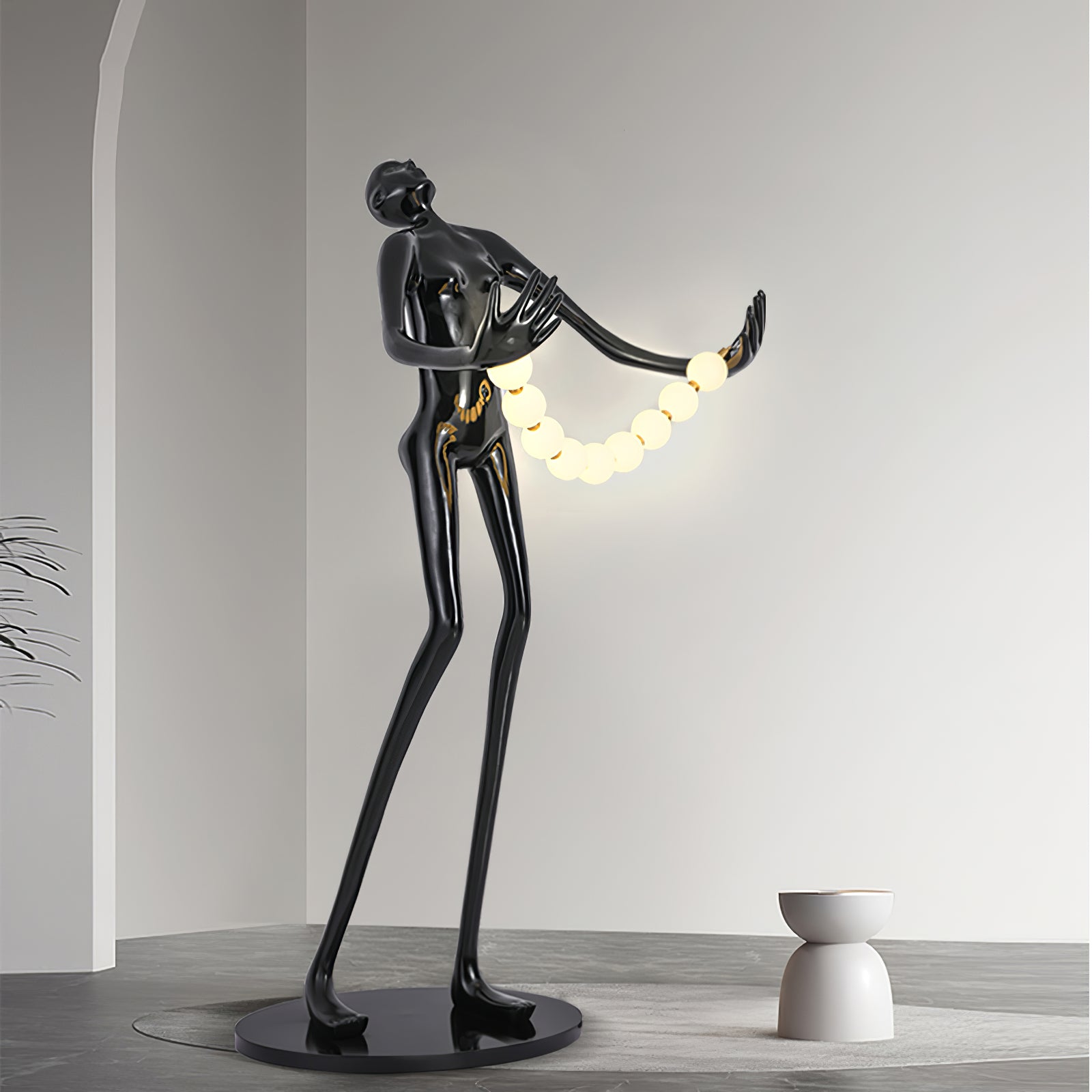 orb-juggler-sculpture-floor-lamp-anzaz-Black & White-2