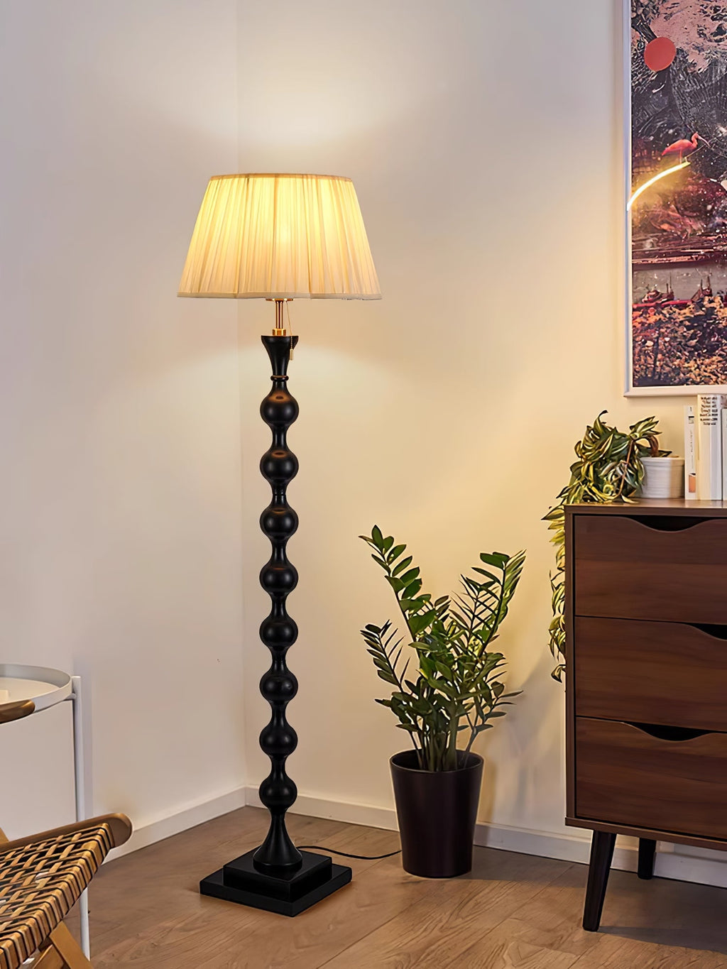 artemisia-floor-lamp-anzaz-Walnut Color & White-4
