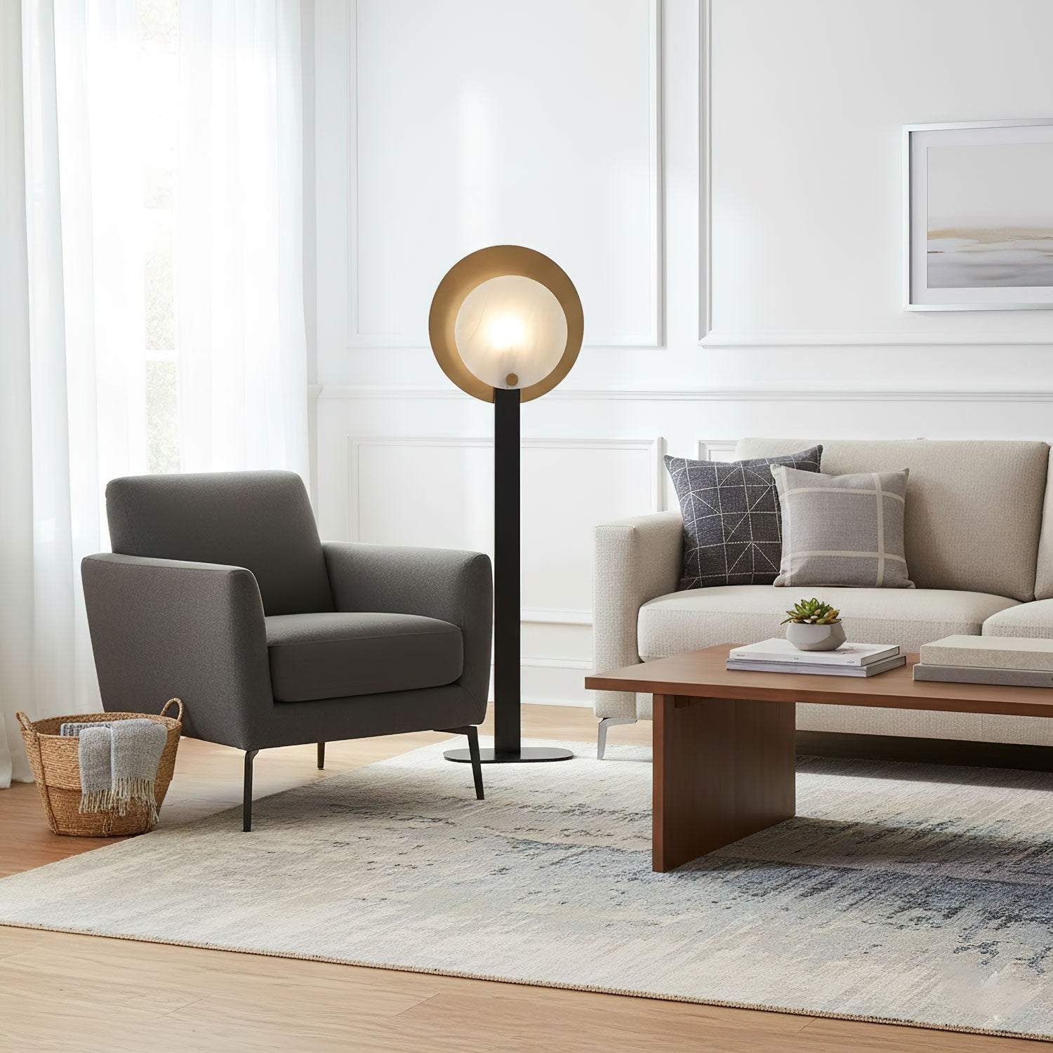 mosaic-elegance-floor-lamp-anzaz-Black & White & Gold-4