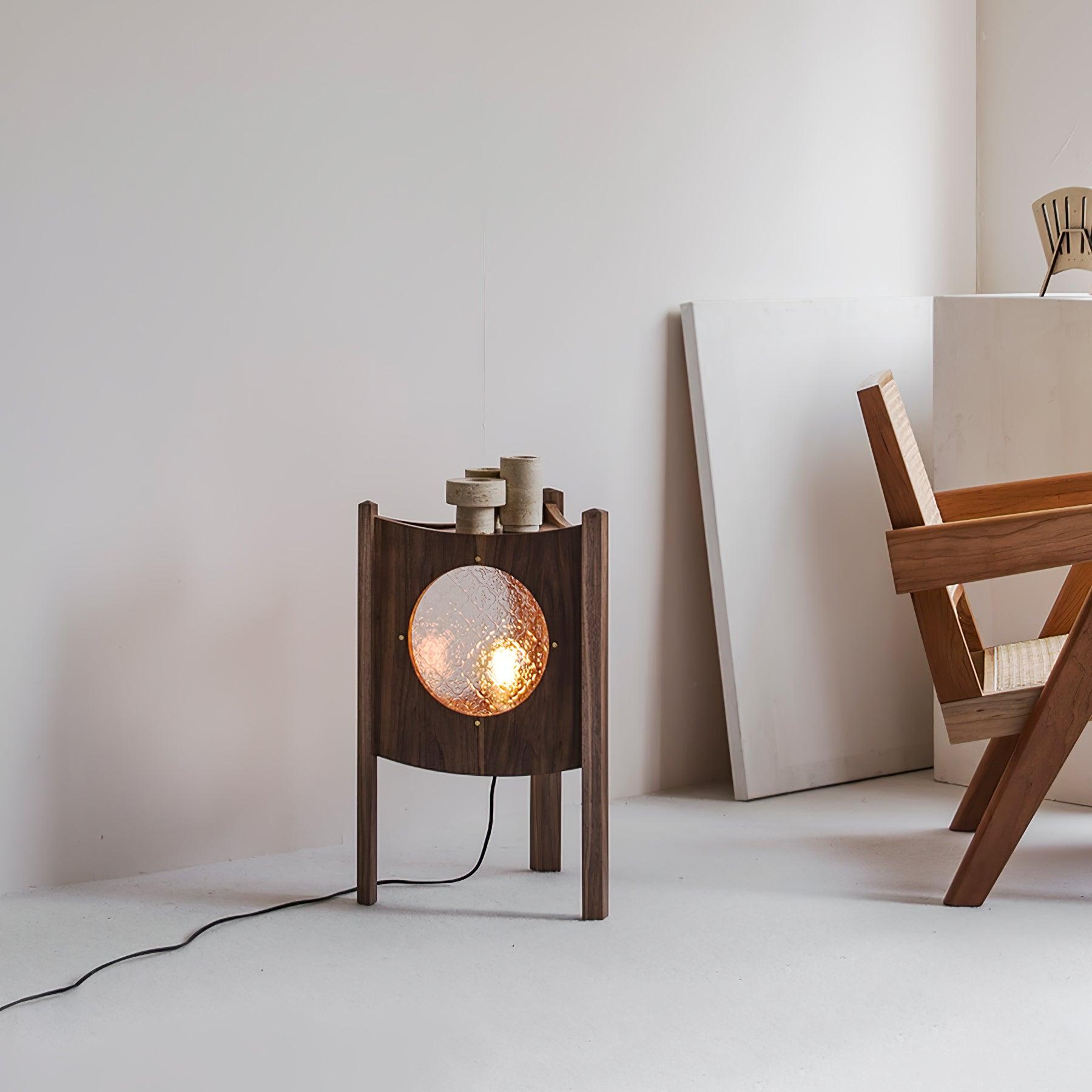 orbis-mobile-table-lamp-anzaz-Cherry wood color & Pinstripe frosted acrylic-3