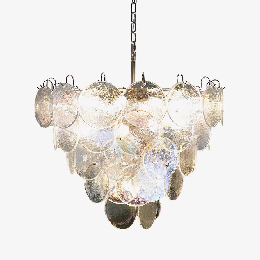 murano-disc-iridescent-chandelier-anzaz-Iridescent Clear & Nickel-1