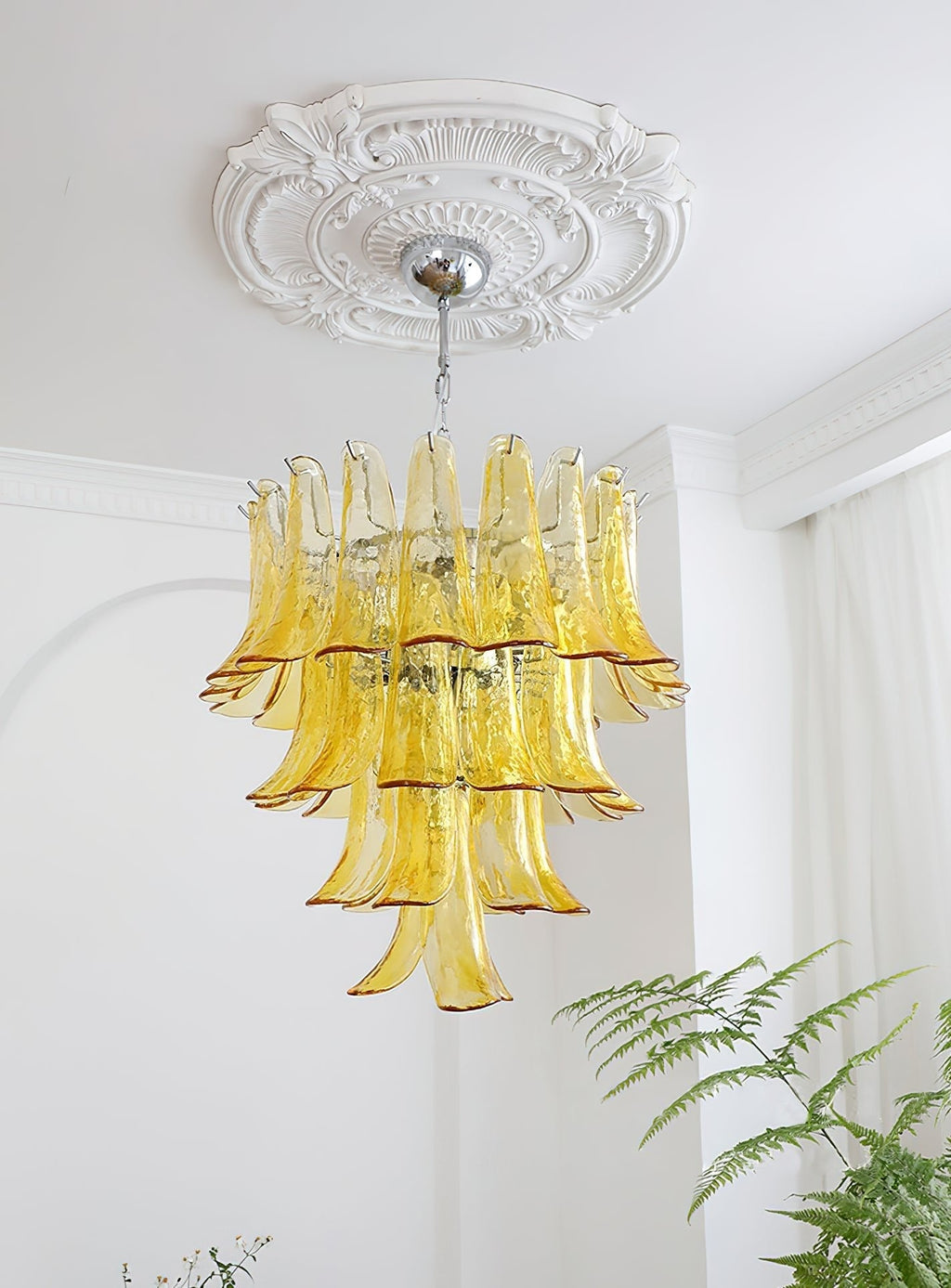 murano-transparent-glass-petals-chandelier-anzaz--86