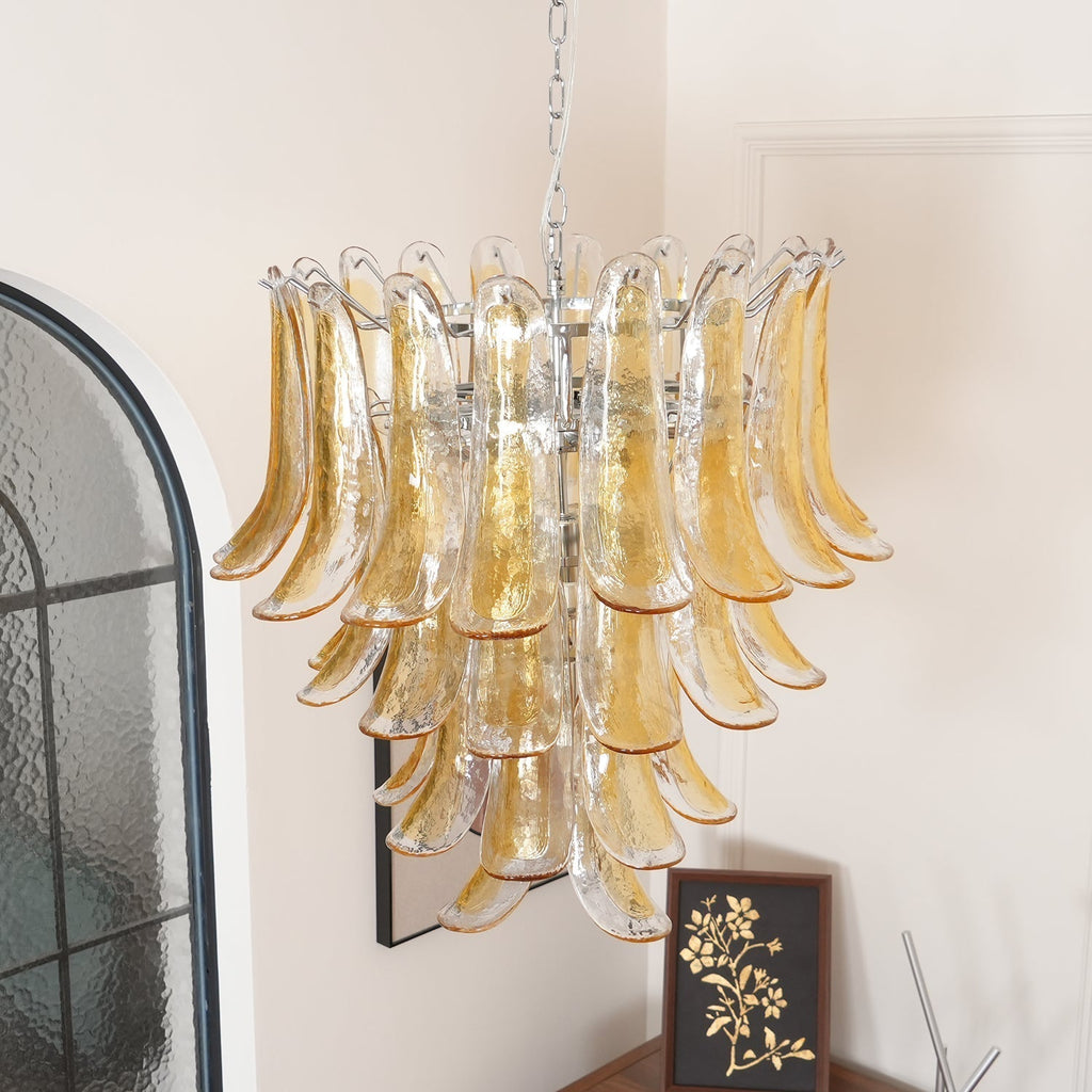 murano-transparent-glass-petals-chandelier-anzaz-Pink Cloud-51