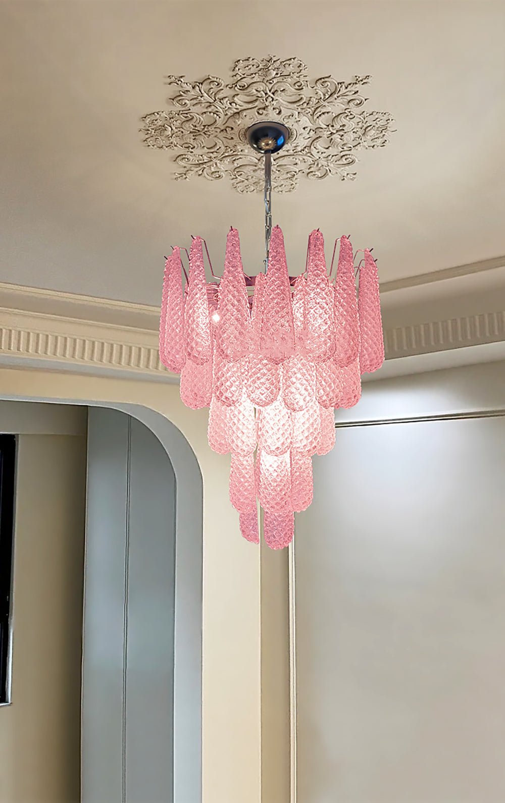 murano-pink-glass-droplet-chandelier-anzaz--15