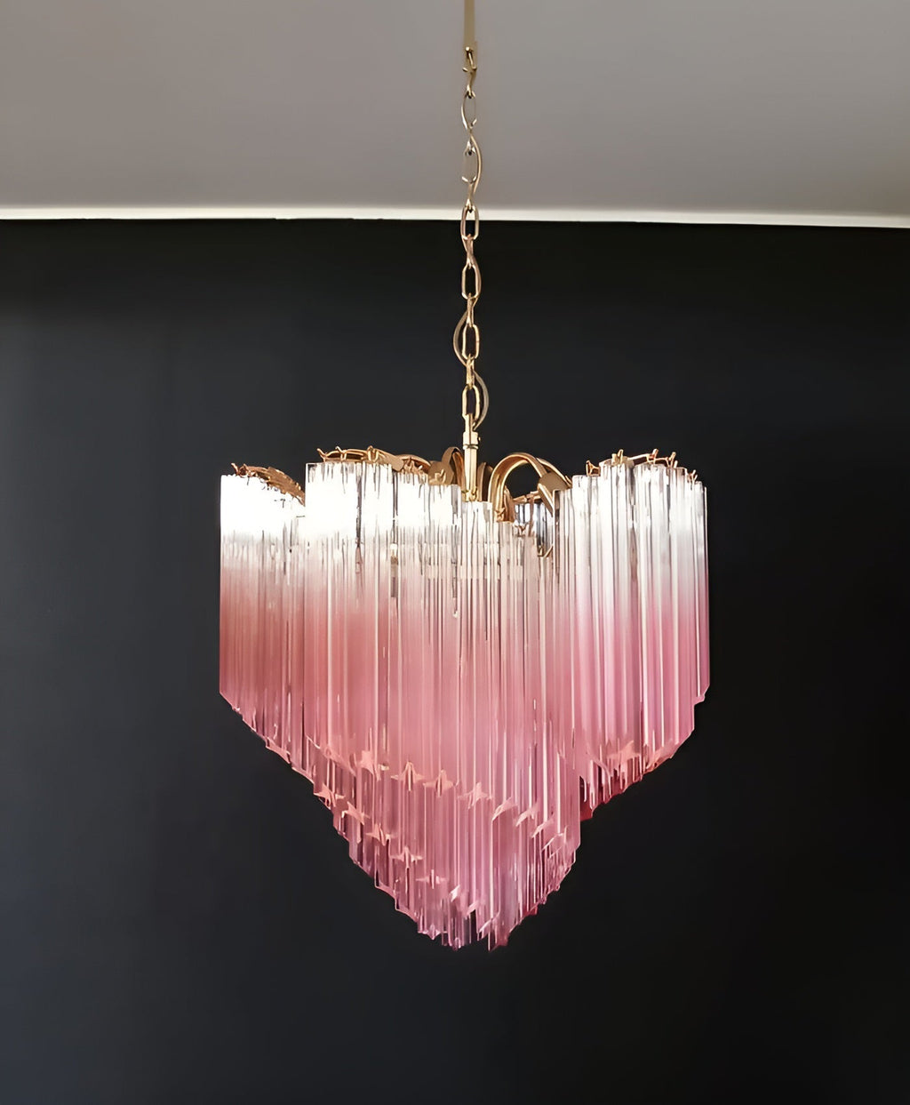 murano-prism-chandelier-anzaz-Amber & Gold-2