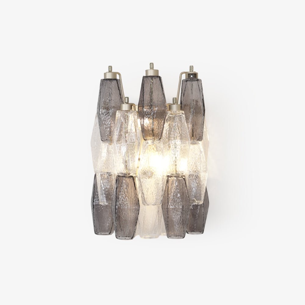 murano-rhombus-glass-wall-lamp-anzaz-Smoke Grey & Clear-1