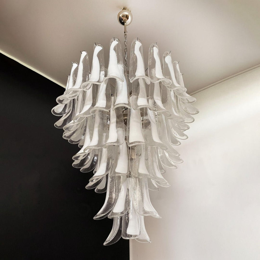 murano-transparent-glass-petals-chandelier-anzaz-Pink Cloud-9