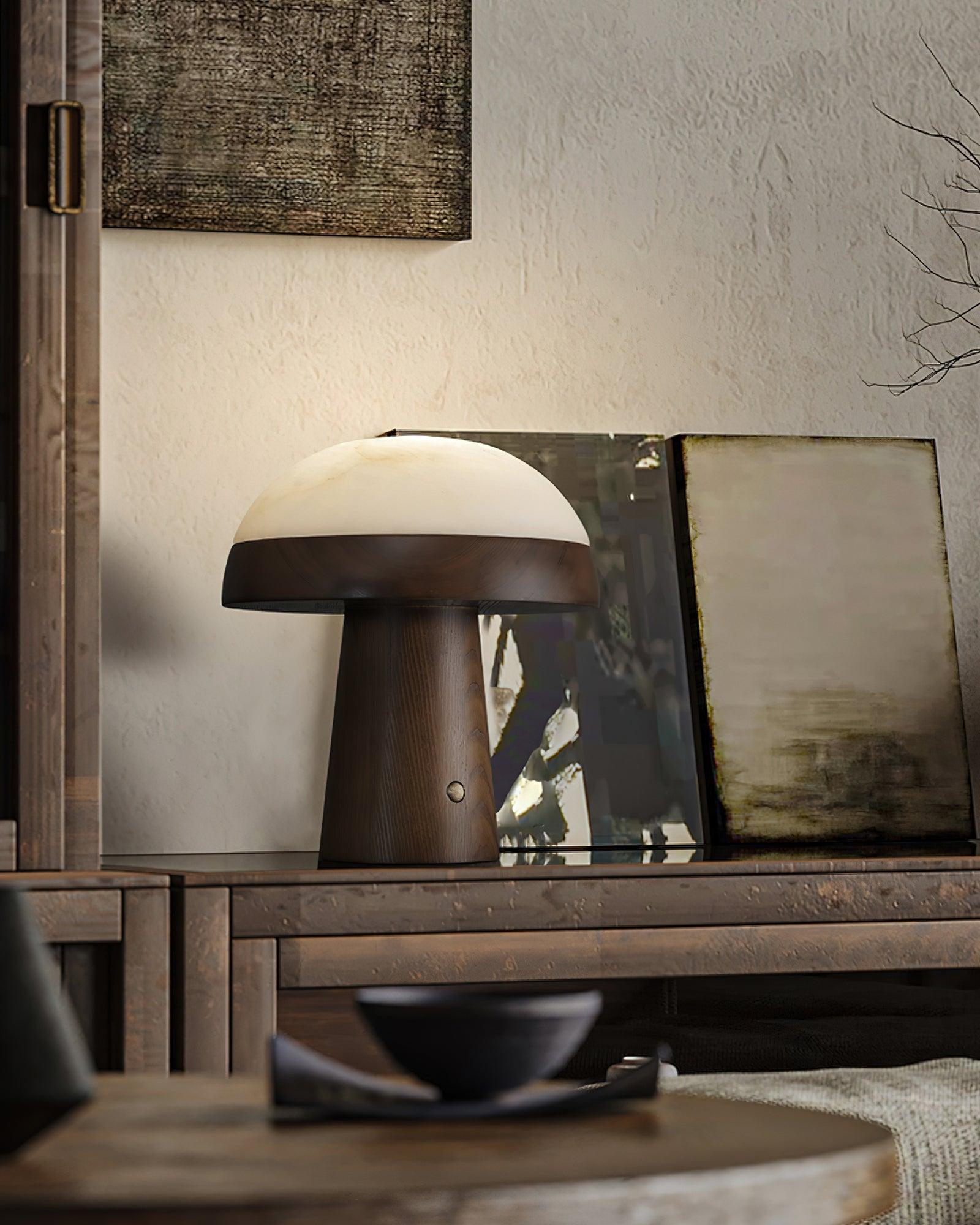 mushroom-cloud-table-lamp-anzaz-Black & Warm Light-17