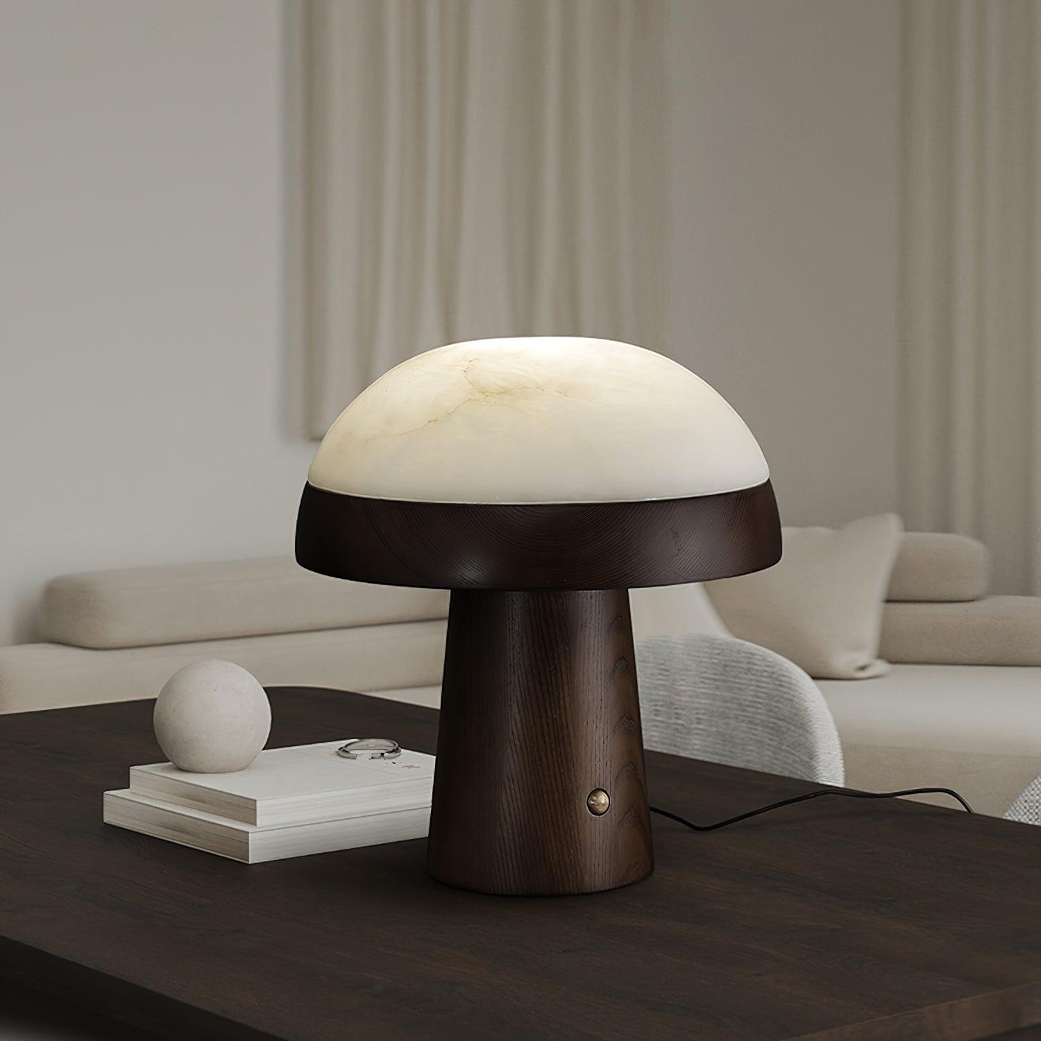 mushroom-cloud-table-lamp-anzaz-Wood color & Cool Light-6