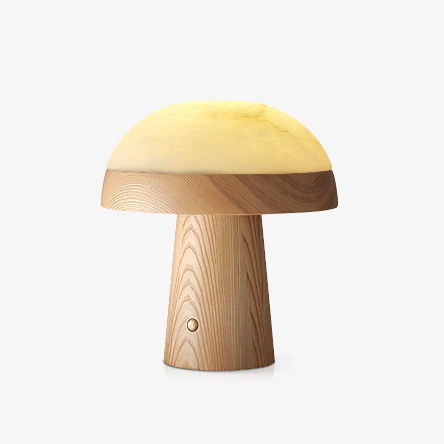 mushroom-cloud-table-lamp-anzaz-Wood color & Warm Light-1