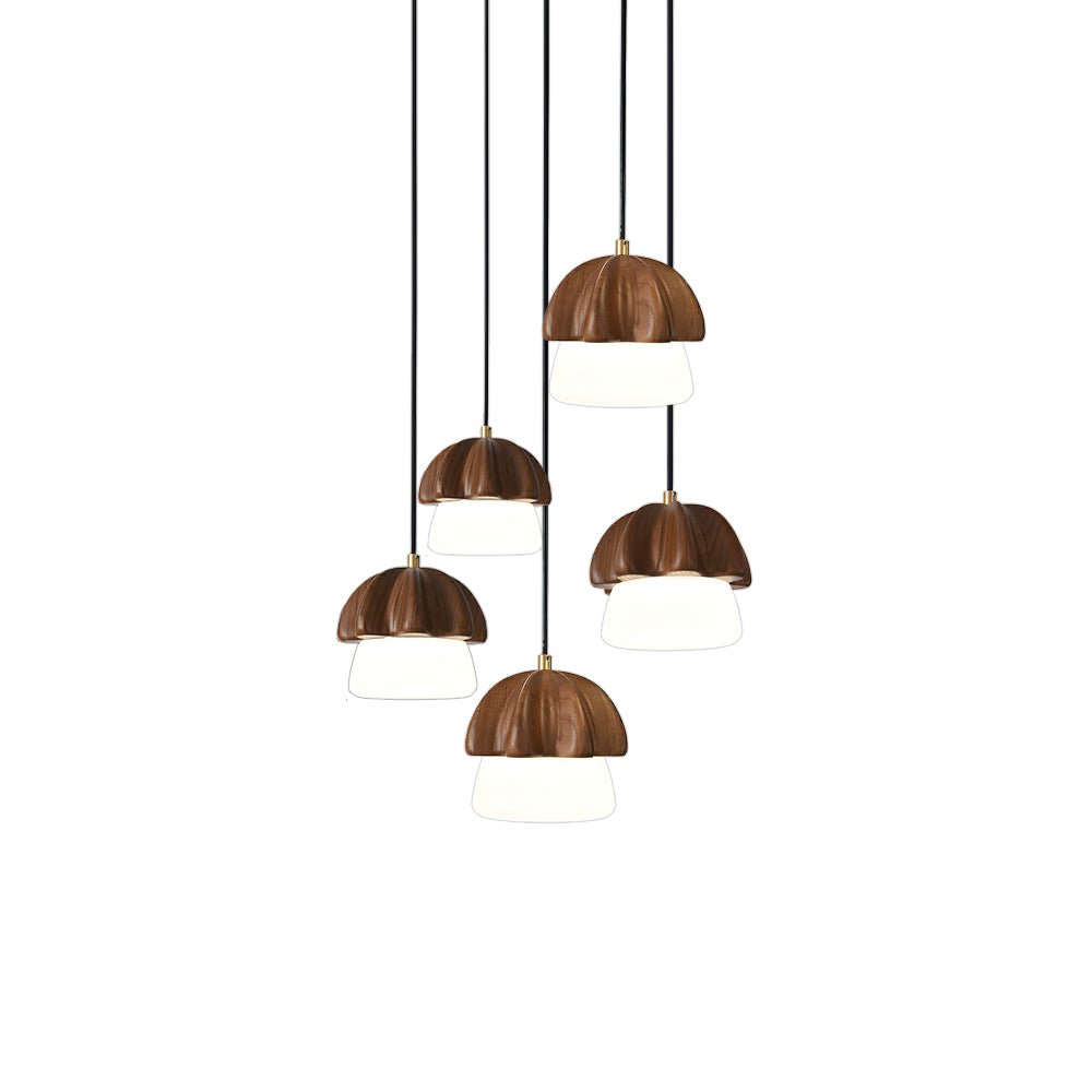 mushroom-cluster-chandelier-anzaz-Walnut Color-16