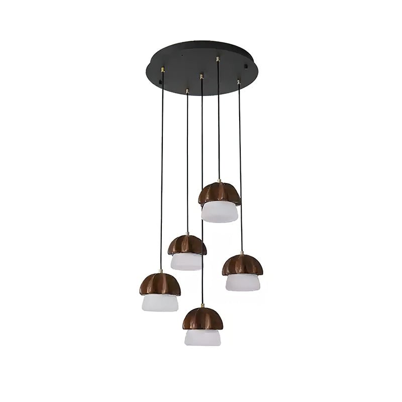mushroom-cluster-chandelier-anzaz-Walnut Color-12