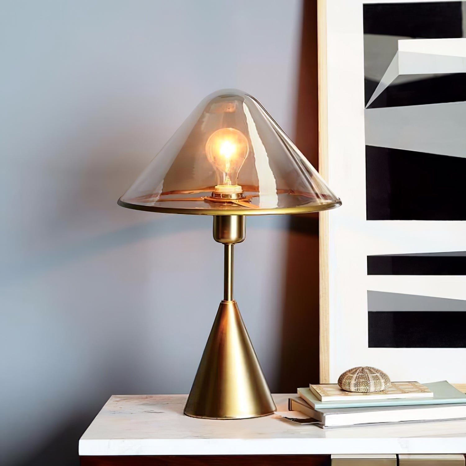 mushroom-table-lamp-anzaz-Gold + Clear-4