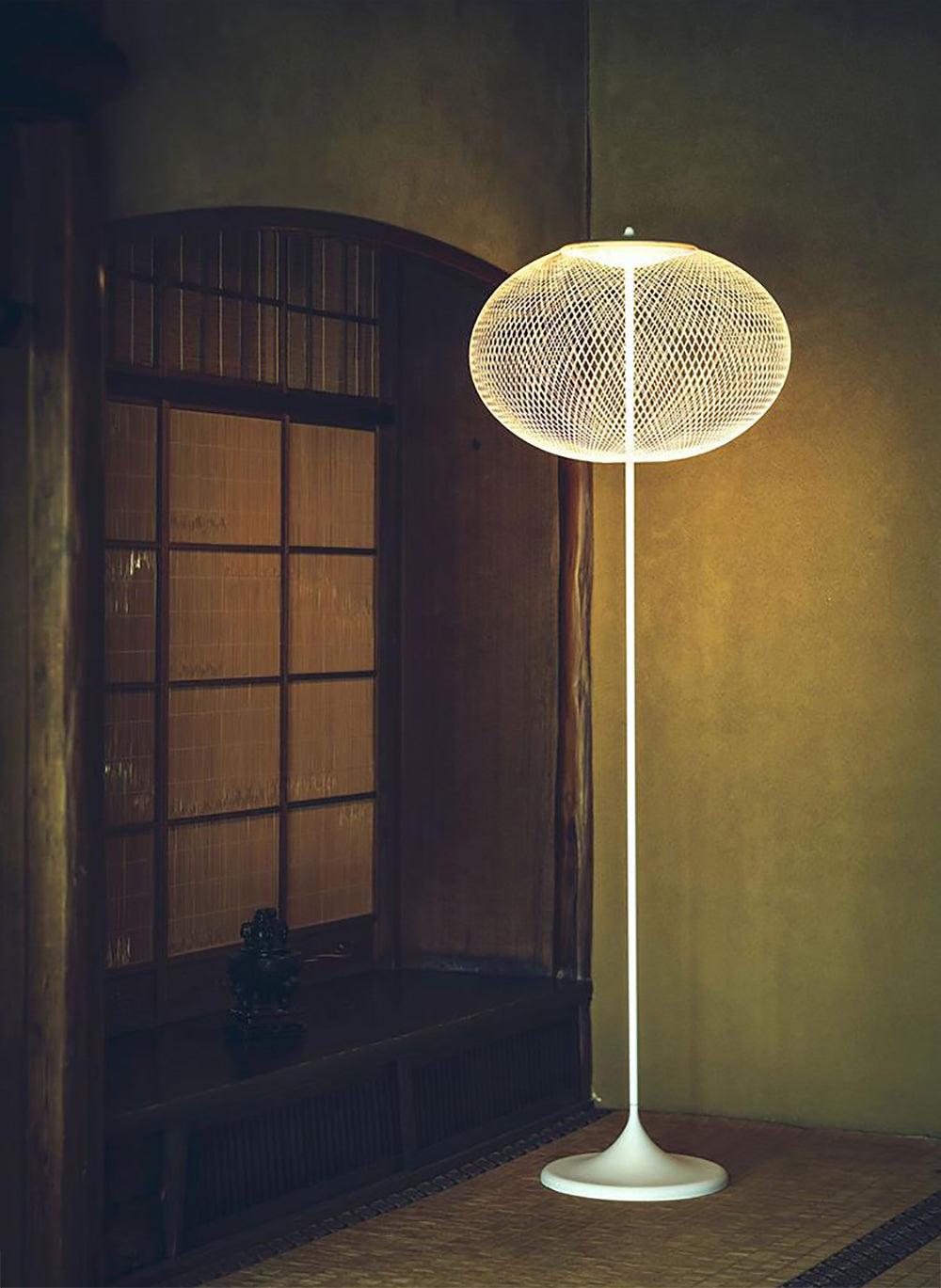 metallic-meshwork-floor-lamp-anzaz-Black & Warm Light-9