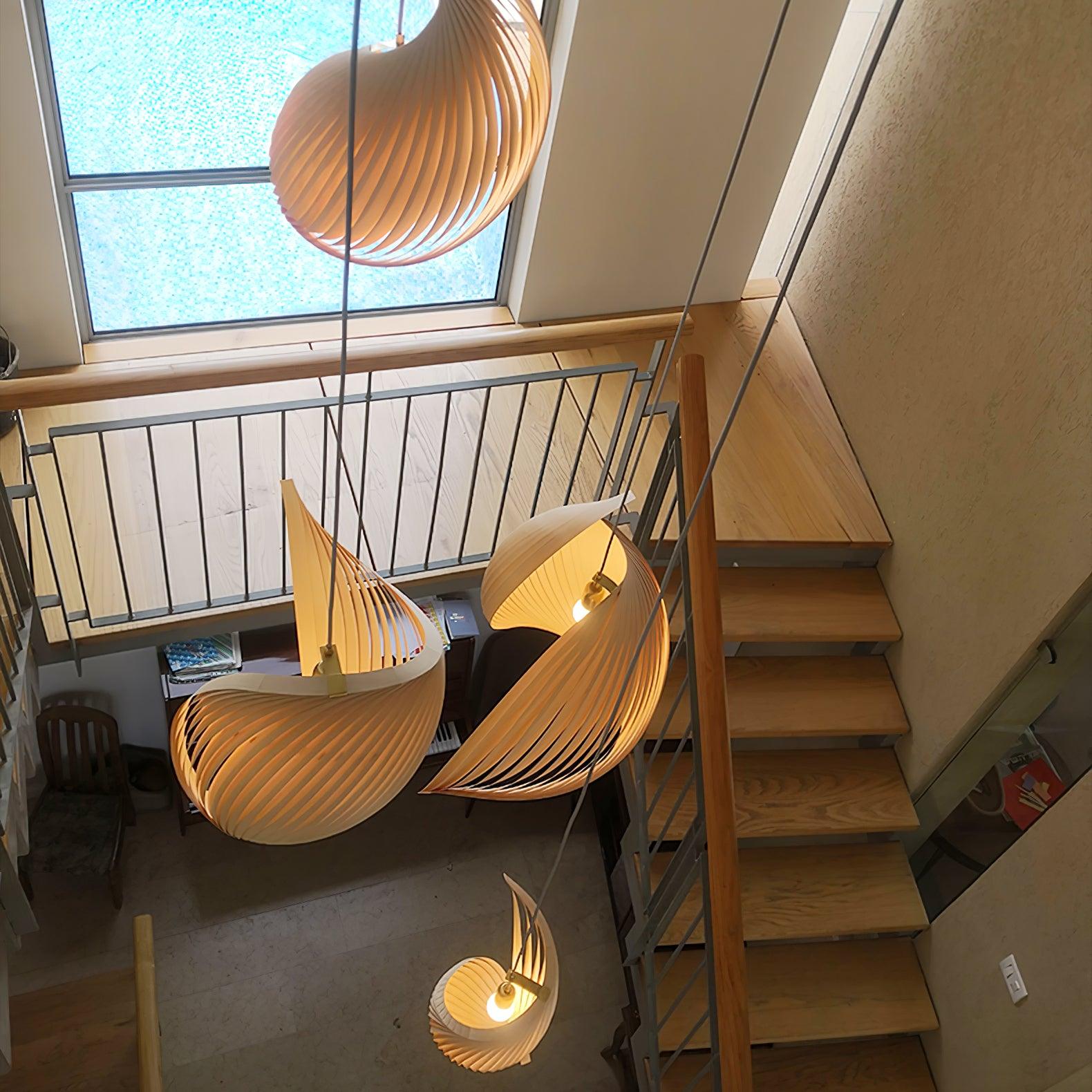 nautilus-shell-pendant-light-anzaz-Wood Colour-2