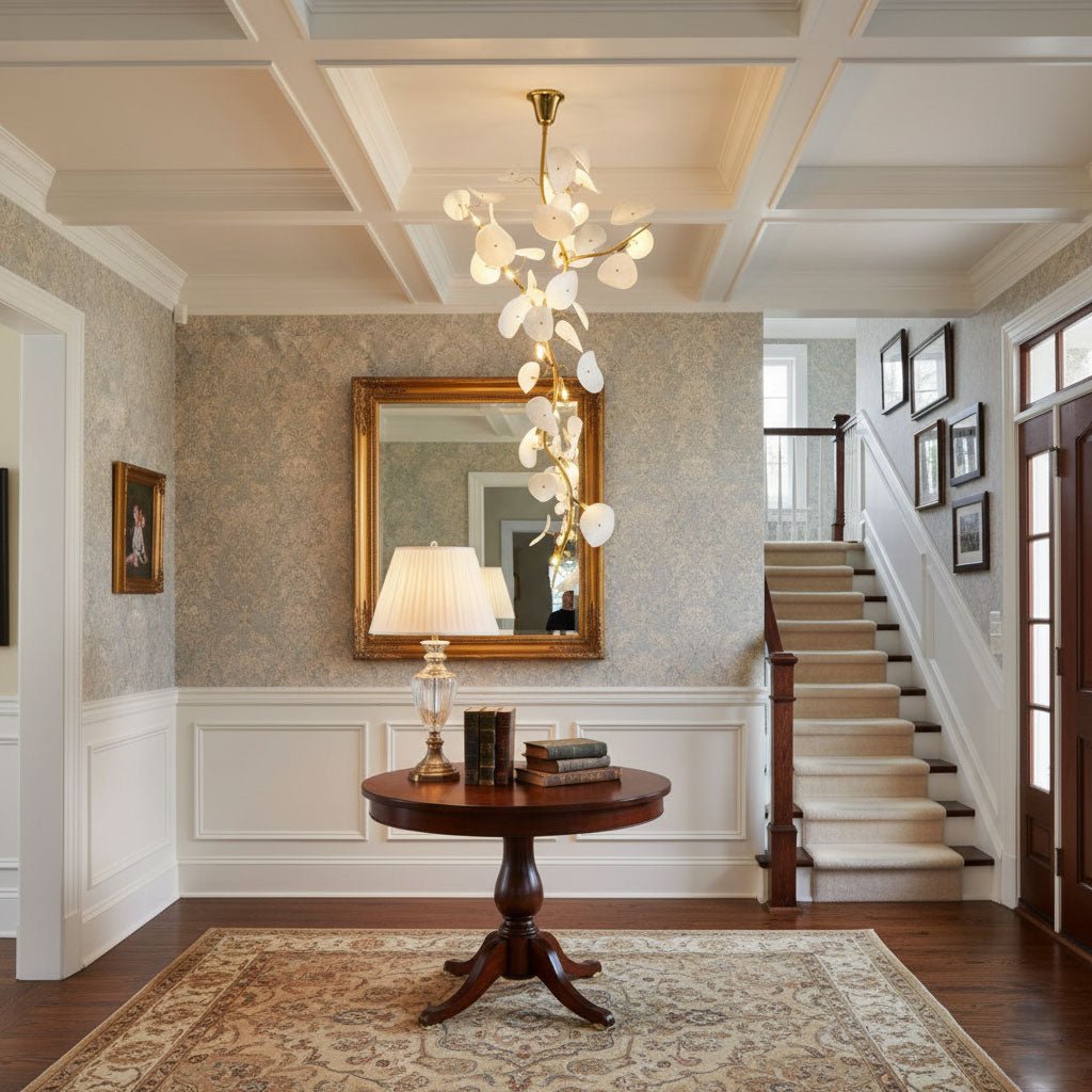 nebula-petal-chandelier-anzaz-Gold & White-3