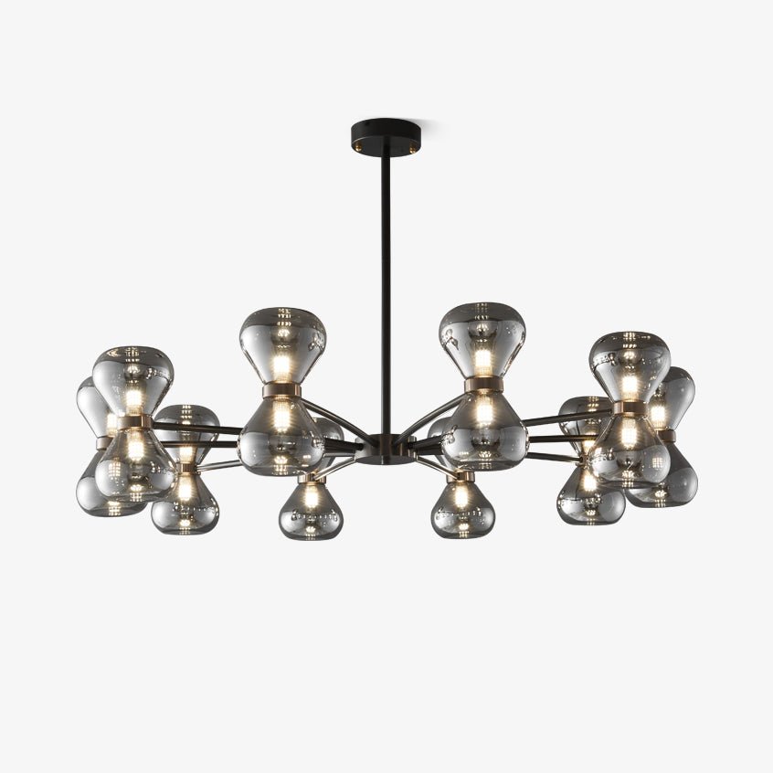 nebula-chandelier-anzaz-Black & Smoke Grey-1