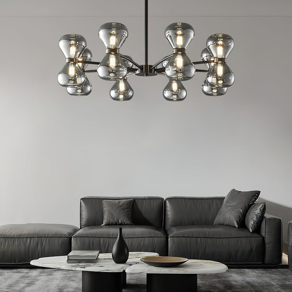 nebula-chandelier-anzaz-Black & Smoke Grey-2