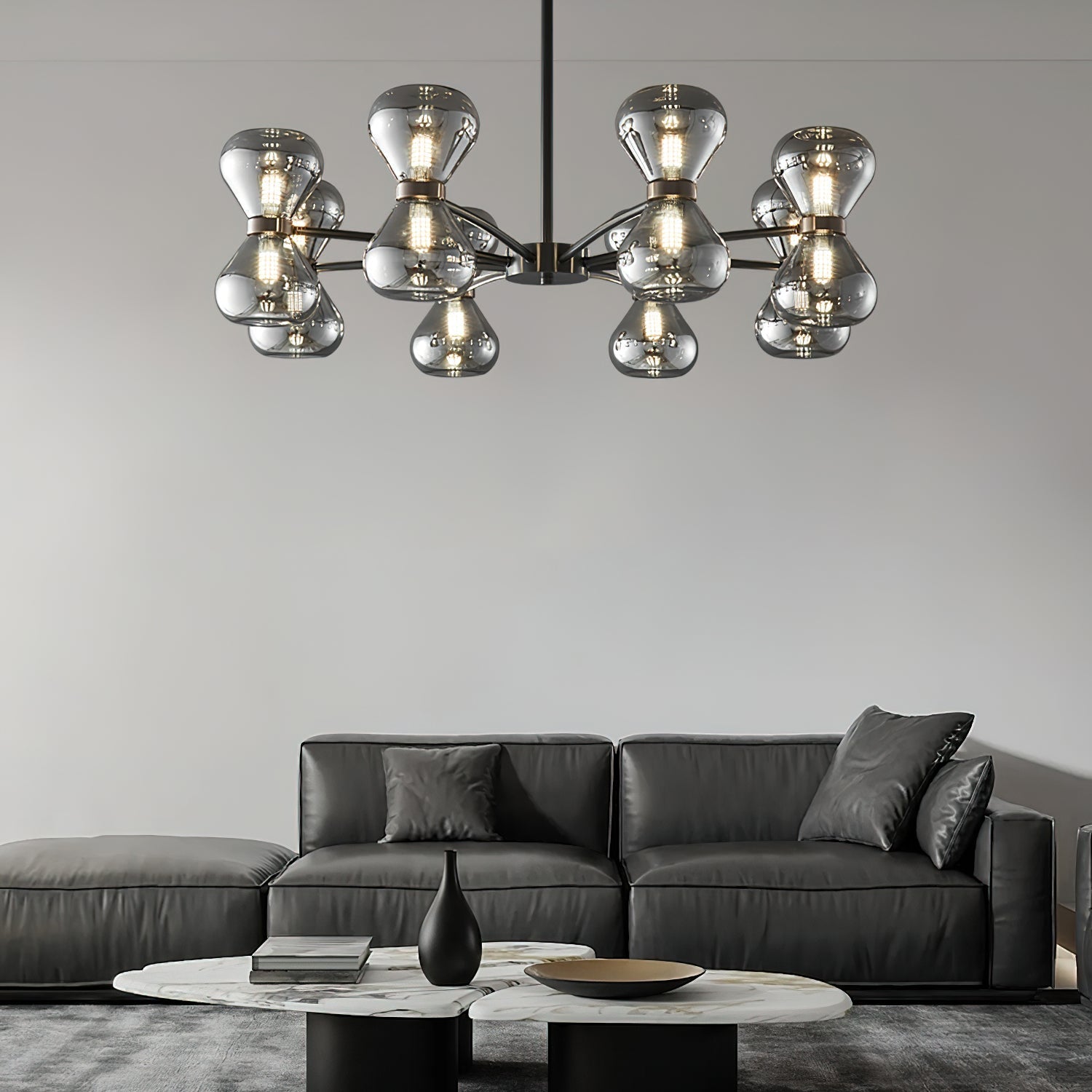 nebula-chandelier-anzaz-Black & Smoke Grey-2