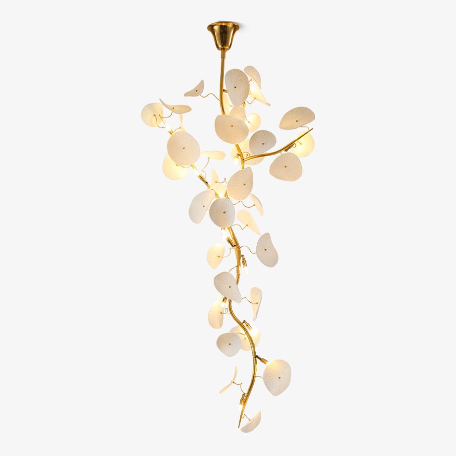 nebula-petal-chandelier-anzaz-Gold & White-1