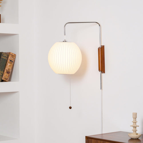 nelson-wall-sconce-anzaz-White & Walnut wood-2