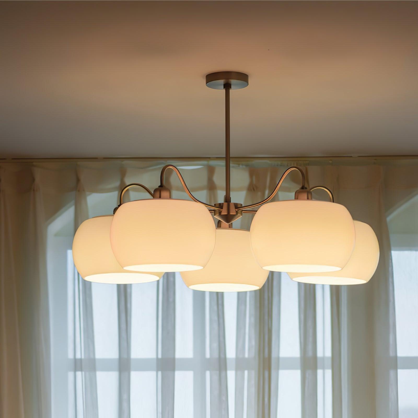 nickel-glass-persimmon-chandelier-anzaz-Gold & White-2