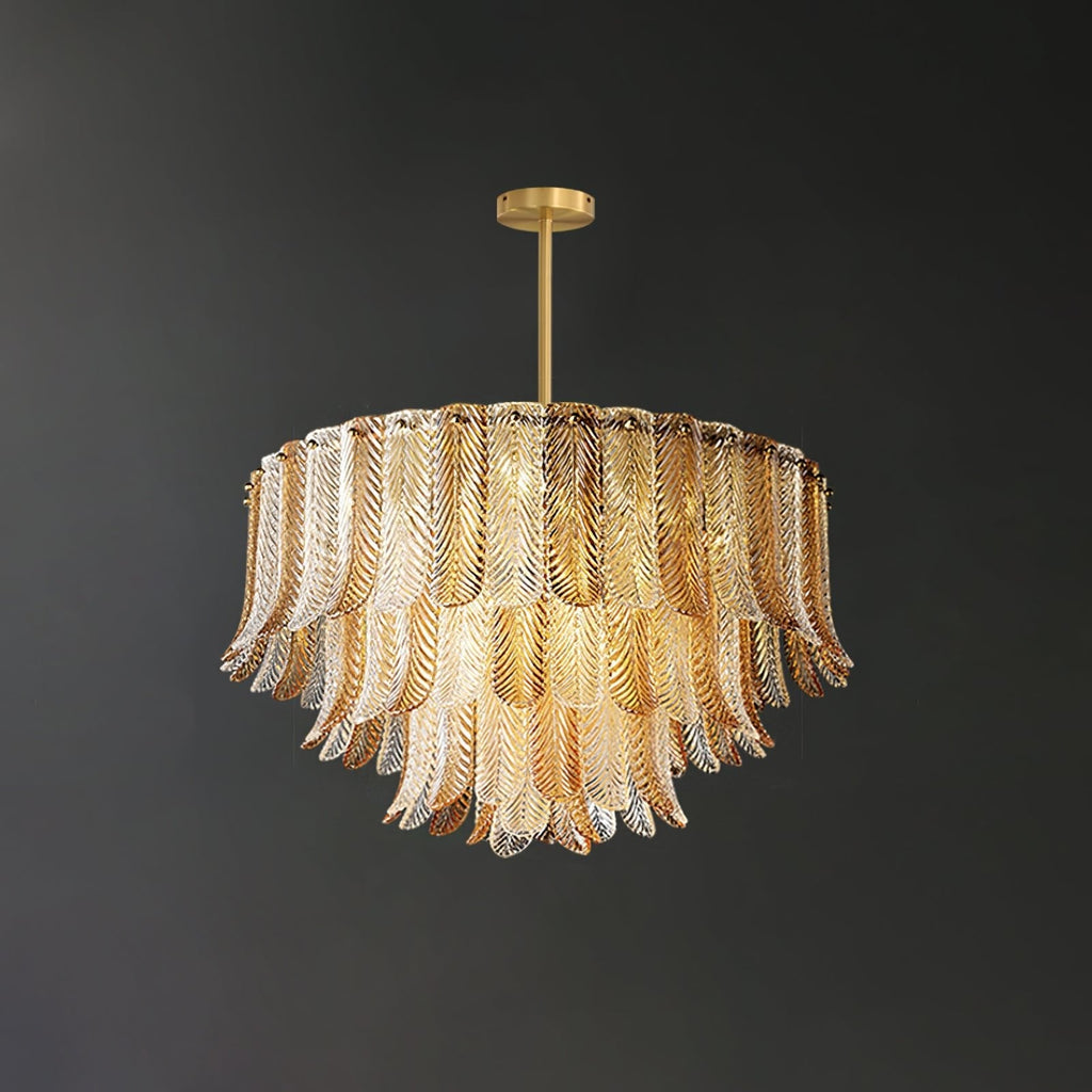 nobelium-tribeca-chandelier-anzaz-Brass & Clear glass-10