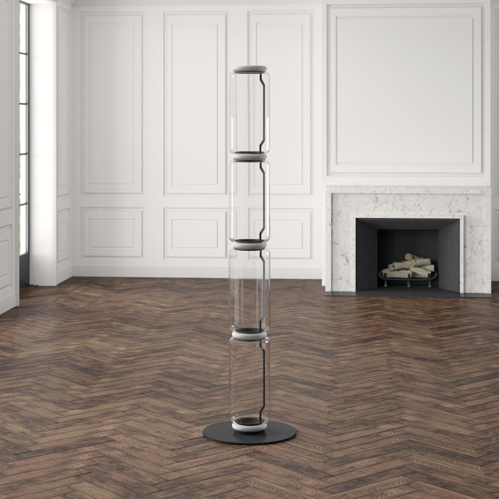bamboo-glass-floor-lamp-anzaz-Clear+Black & Neutral Light-70