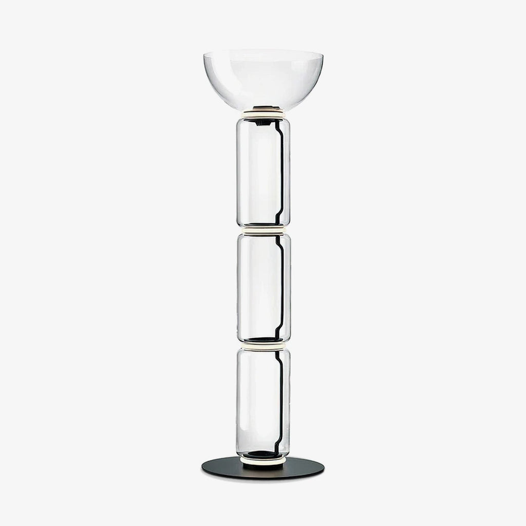 bamboo-glass-floor-lamp-anzaz-Clear+Black & Warm Light-1