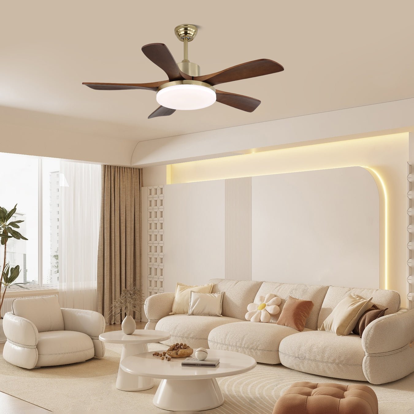 nova-breeze-ceiling-fan-light-anzaz-Bronze & Walnut Wood-2