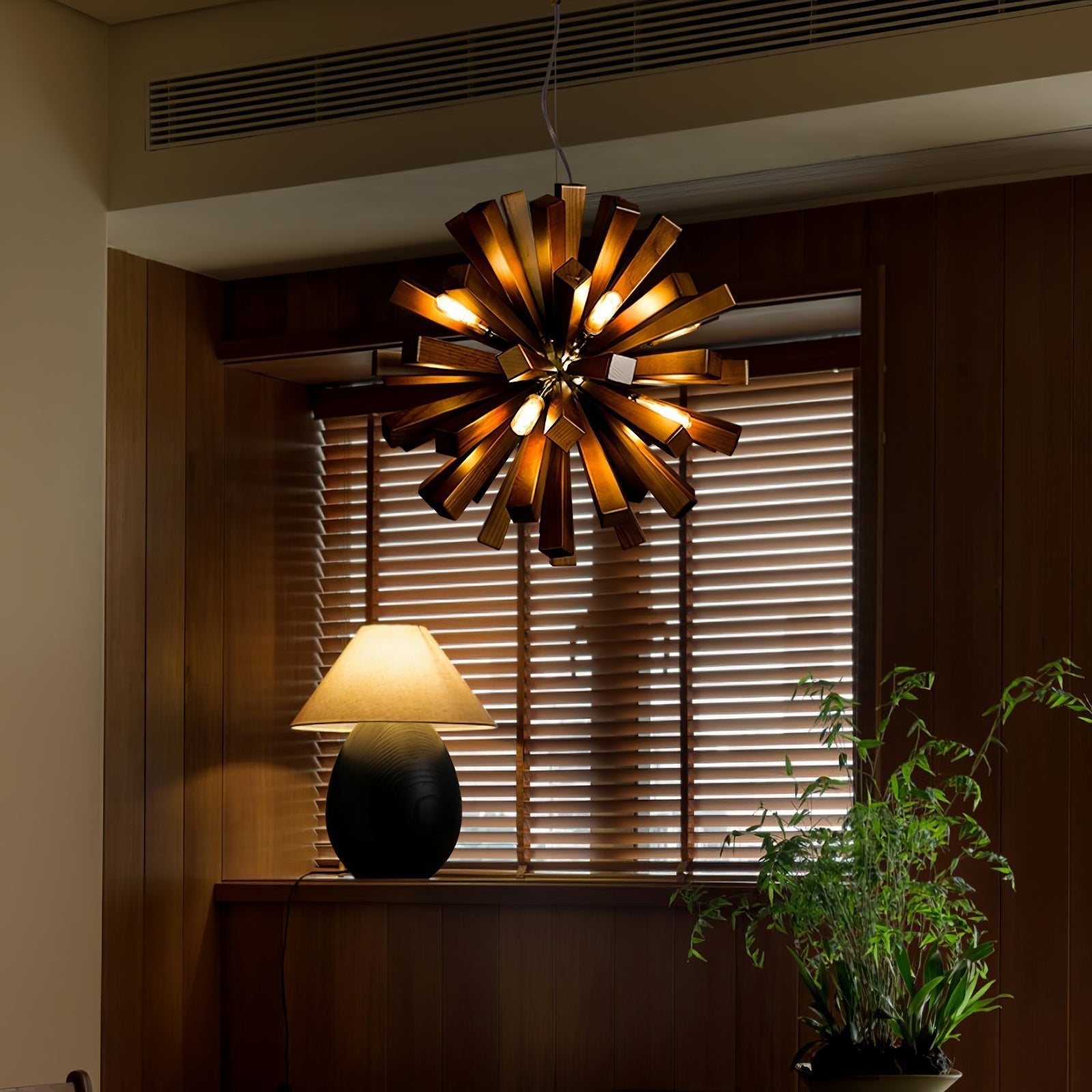 nova-burst-chandelier-anzaz-Walnut color-4