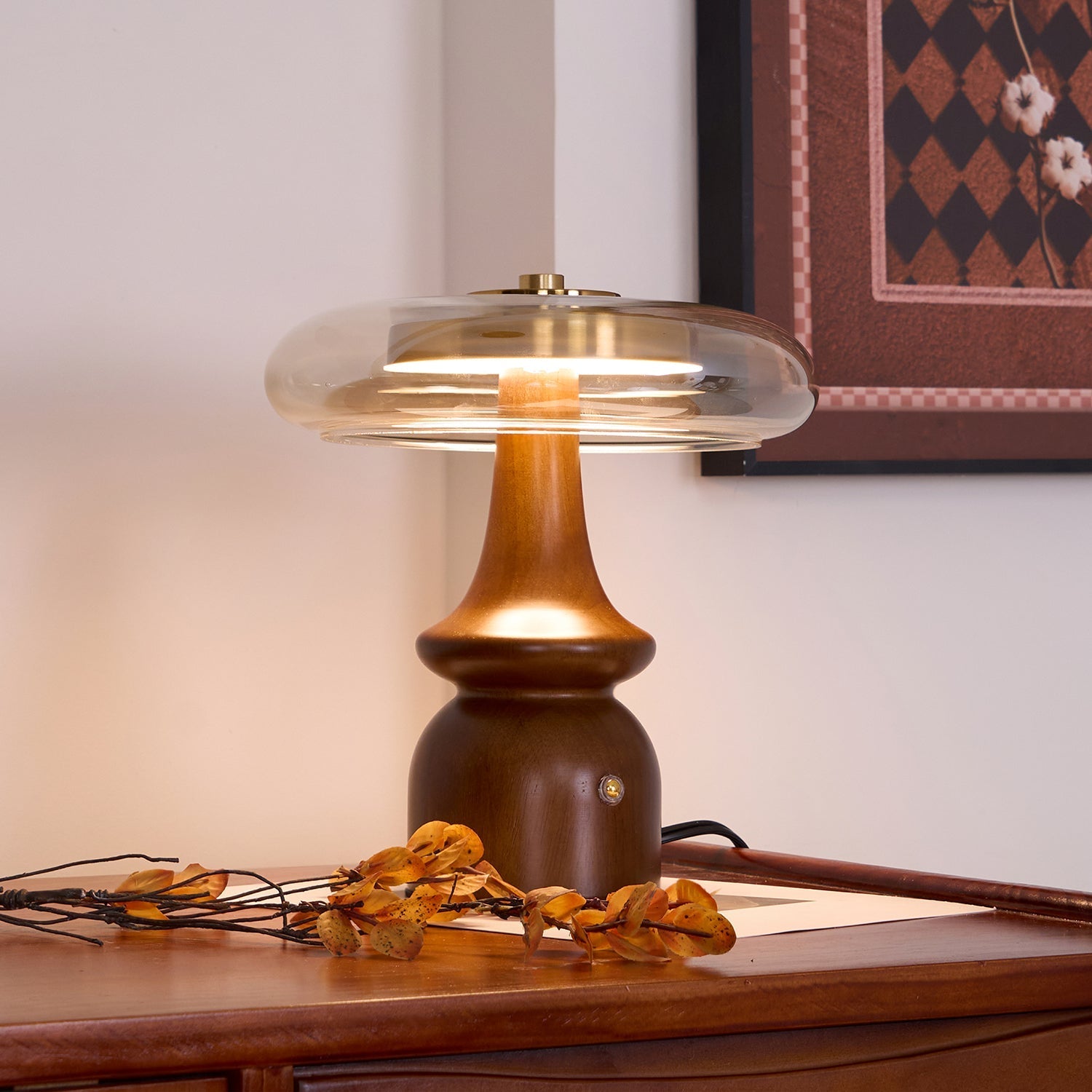 nova-table-lamp-anzaz-Walnut Color & Amber-4