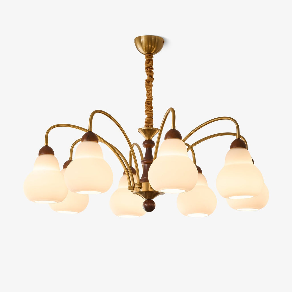 novelle-chandelier-anzaz-Walnut Color & Gold & White-1