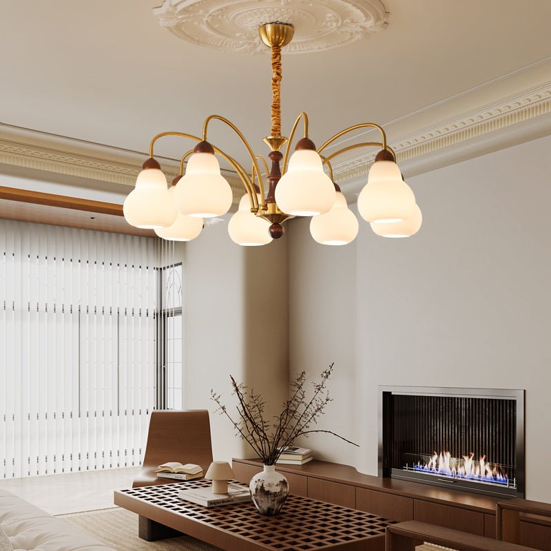 novelle-chandelier-anzaz-Walnut Color & Gold & White-2