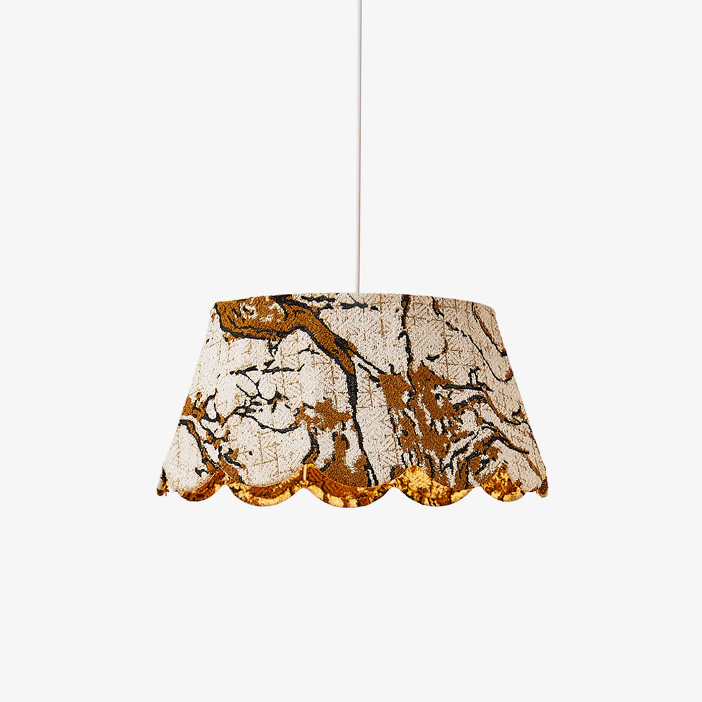 marbre-scallop-pendant-light-anzaz-Brown & White-1