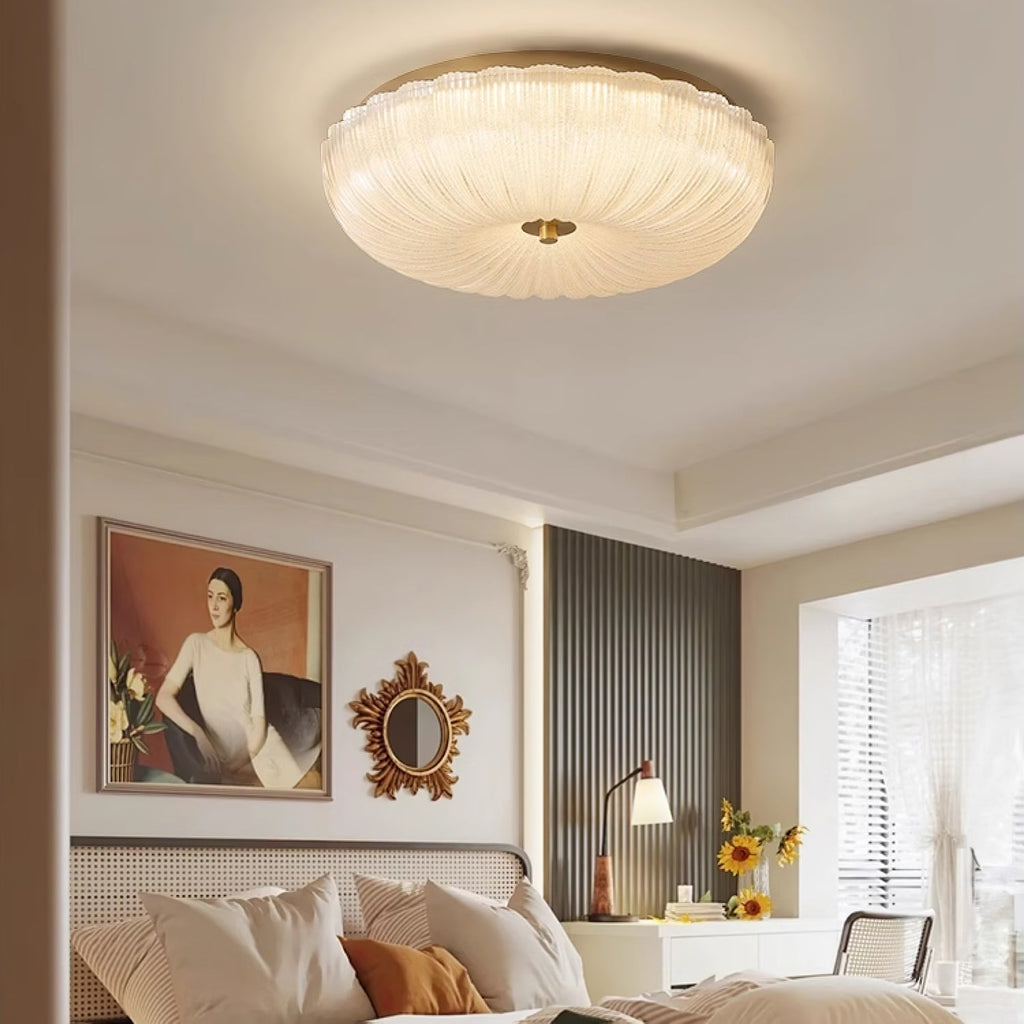 ripple-glass-ceiling-light-anzaz-Gold & Frosted White-3