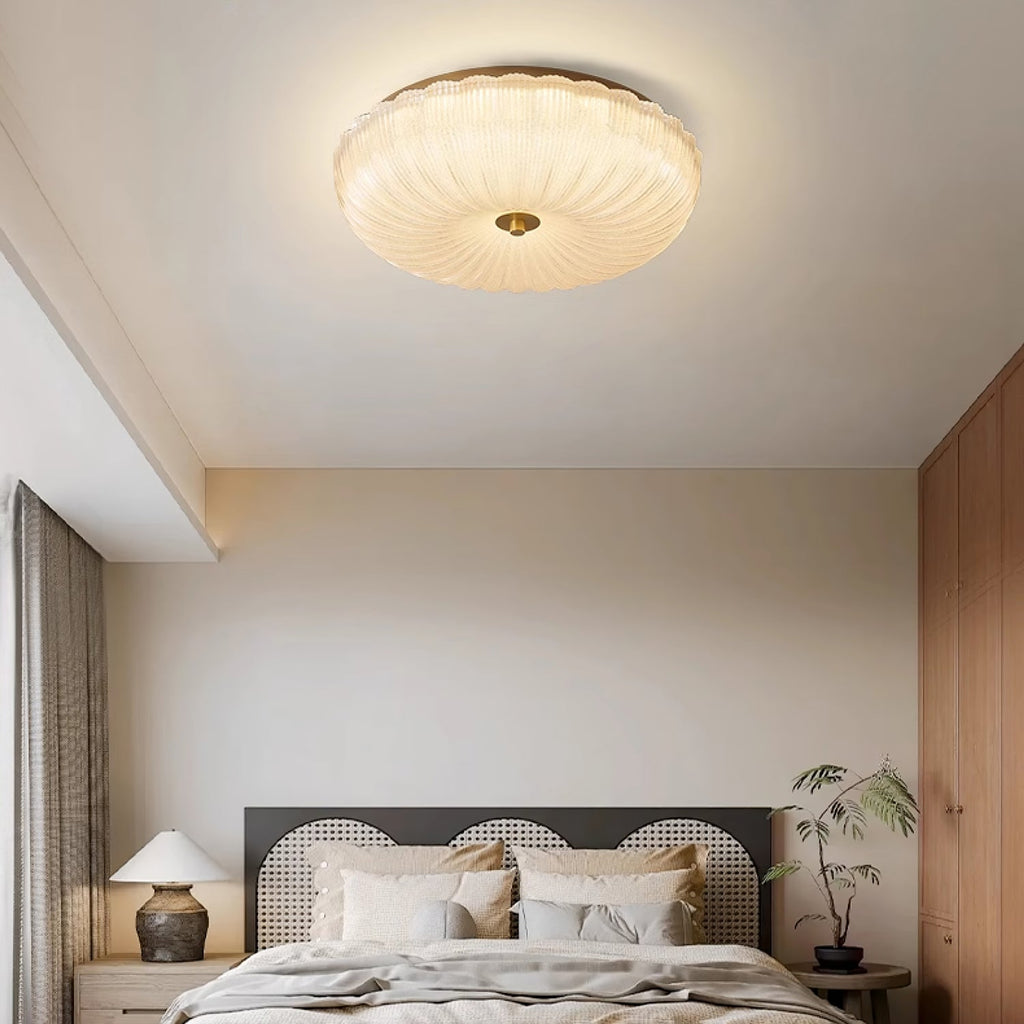 ripple-glass-ceiling-light-anzaz-Gold & Frosted White-2