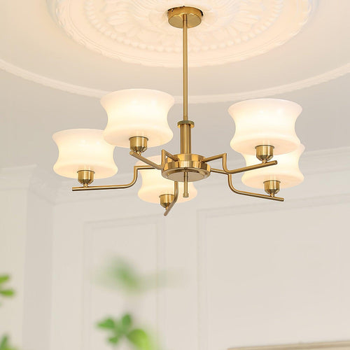 belue-chandelier-anzaz-Chrome & Beige-2